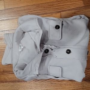 La Miel Taupe fleece flannel